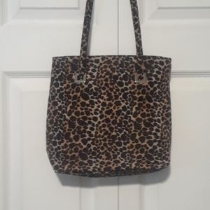 Leopard print purse